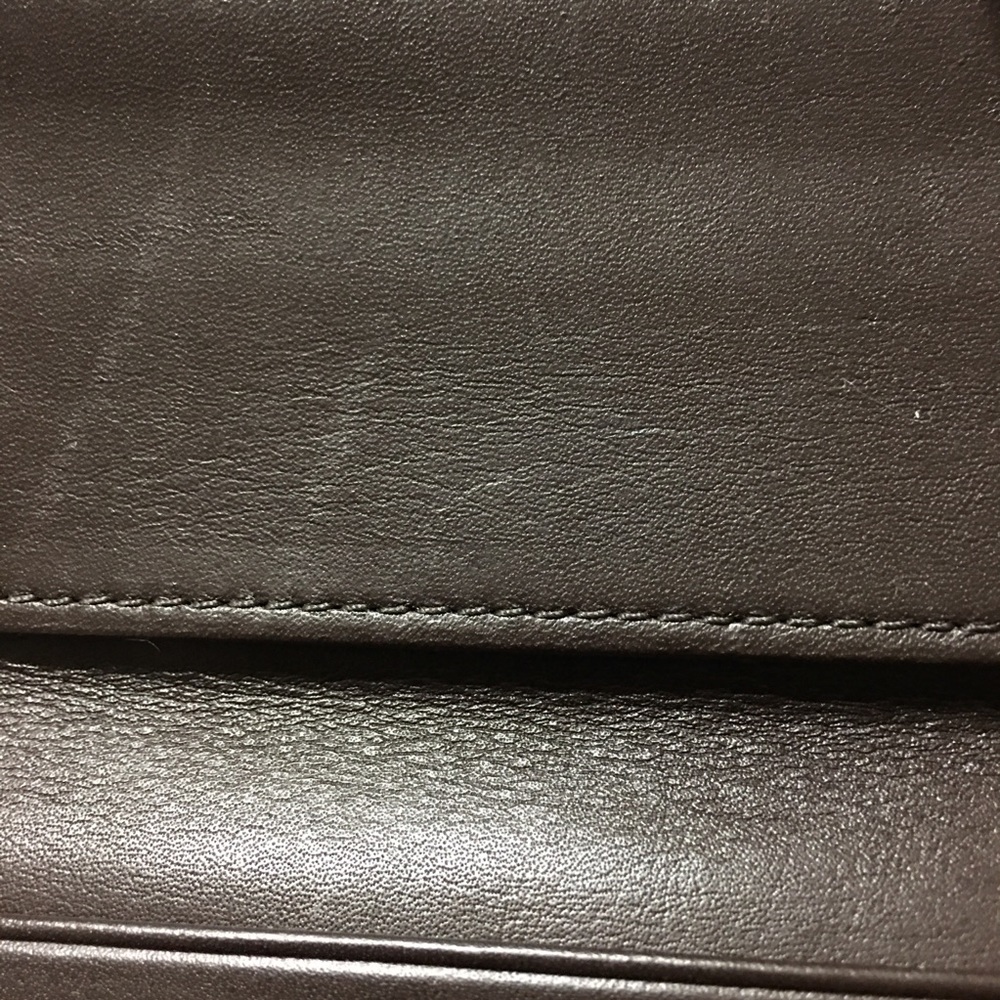 Coach Wallet Monogram Fabric Leather Jacquard Brown Zip Button Women's 12 Slots - Picture 12 of 12